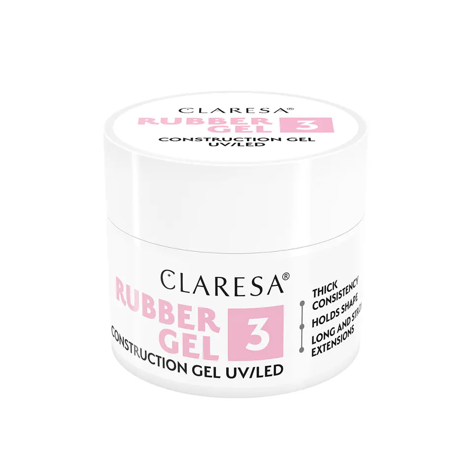 ⁨CLARESA RUBBER GEL 3 -12g⁩ w sklepie Wasserman.eu