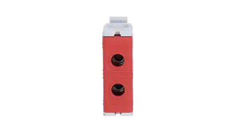 ⁨Złączka szynowa 1-torowa ZJUN-35/RD czerwona R34RR-07010004303⁩ w sklepie Wasserman.eu
