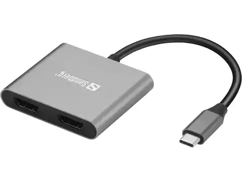 ⁨Sandberg USB-C Dock 2xHDMI+USB+PD⁩ w sklepie Wasserman.eu