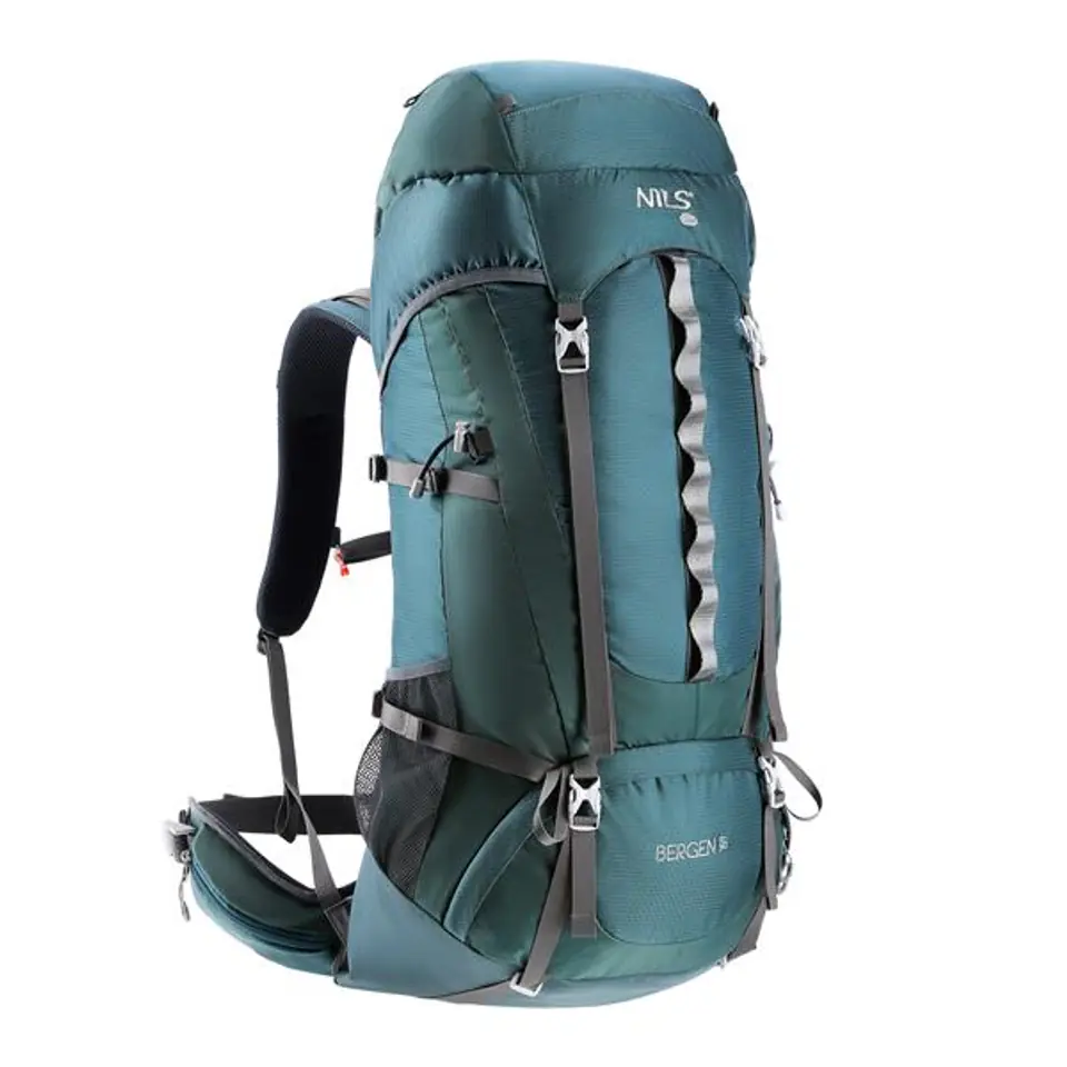 ⁨NILS Camp NC1949 Bergen 65l - hiking rucksack, green⁩ at Wasserman.eu