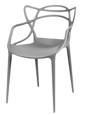 ⁨Krzesło nowoczesne SIMON ART GREY⁩ w sklepie Wasserman.eu