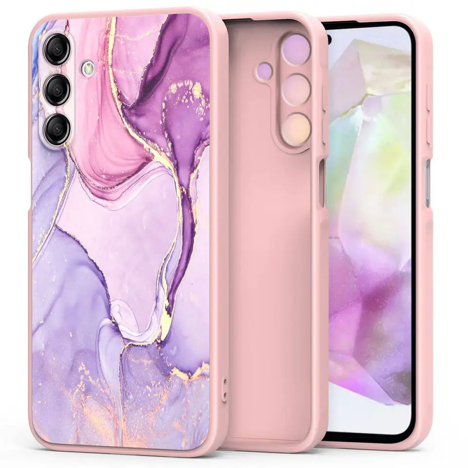 ⁨Etui SAMSUNG GALAXY A35 5G Tech-Protect Icon Marble wzór⁩ w sklepie Wasserman.eu