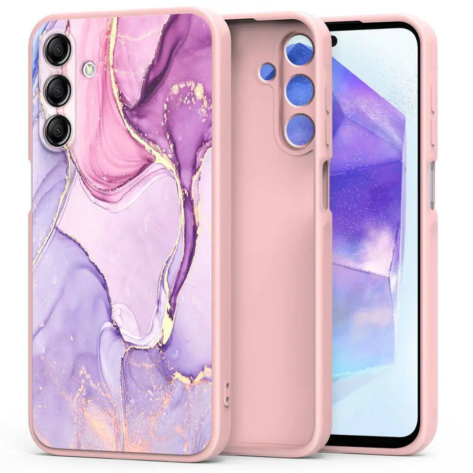 ⁨Etui SAMSUNG GALAXY A55 5G Tech-Protect Icon Marble wzór⁩ w sklepie Wasserman.eu