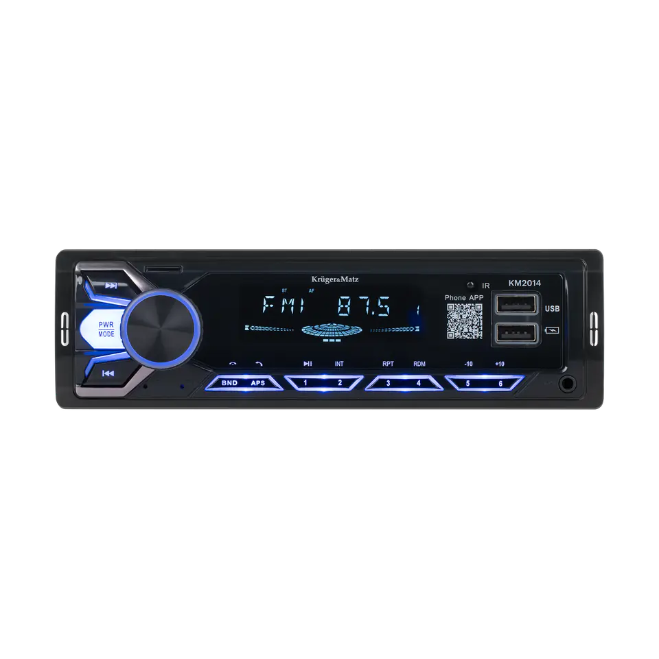 ⁨Radio samochodowe Kruger&Matz KM2014 Bluetooth⁩ w sklepie Wasserman.eu