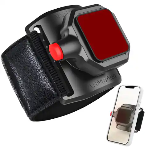 ⁨Opaska na rękę ramię na telefon do biegania sport uchwyt do telefonu zaczep klips TSA1 Armband czarny⁩ w sklepie Wasserman.eu