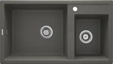 ⁨2-bowl granite sink⁩ at Wasserman.eu