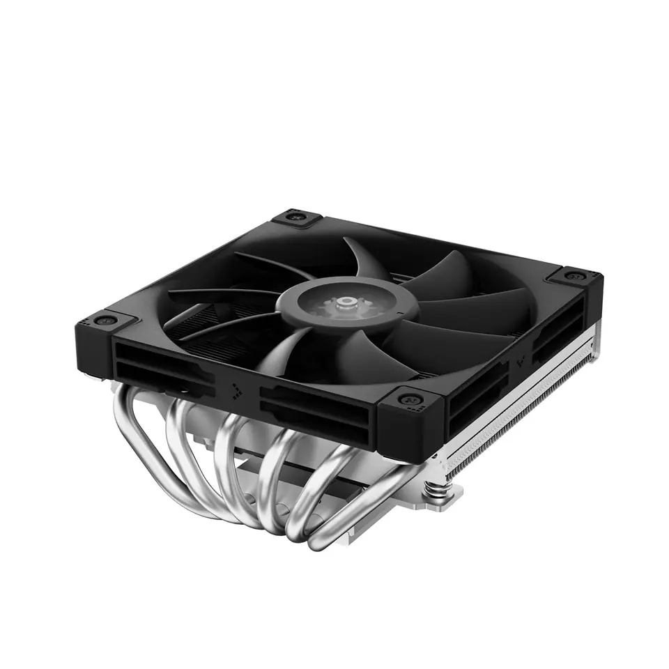 ⁨DeepCool AN600 Processor Air cooler 12 cm Aluminium, Black 1 pc(s)⁩ at Wasserman.eu