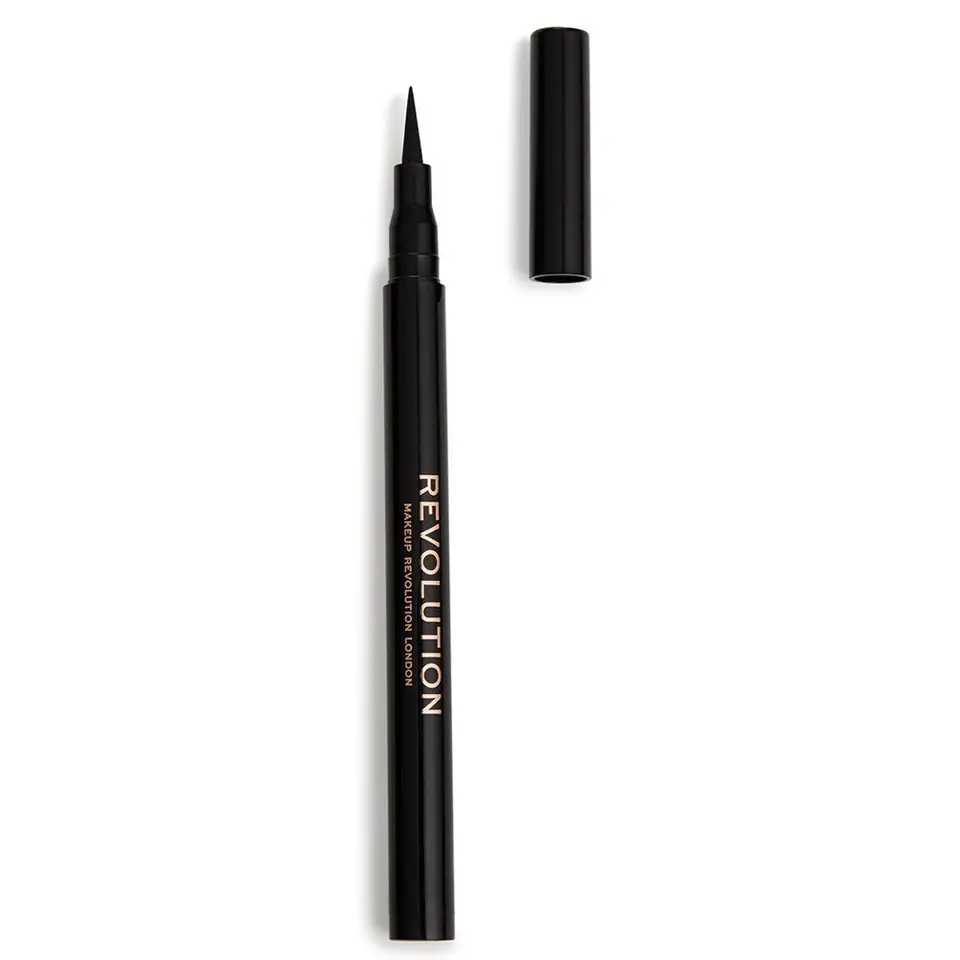 ⁨Makeup Revolution,The Liner Revolution, Eyeliner w pisaku BLACK, 1 szt⁩ w sklepie Wasserman.eu