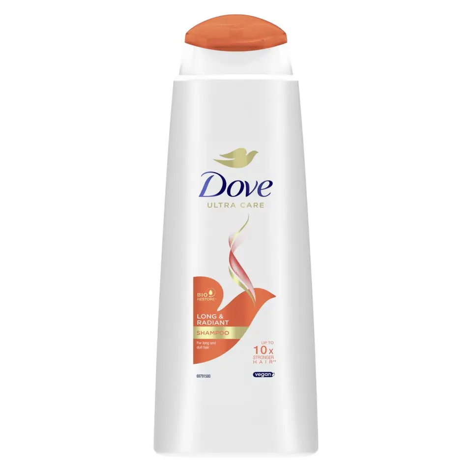 ⁨DOVE Ultra Care Szampon do włosów długich i matowych Long & Radiant 400 ml⁩ w sklepie Wasserman.eu