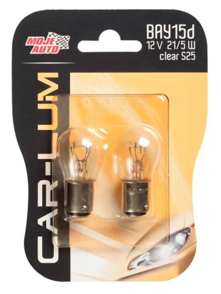 ŻARÓWKA BAY15D 12V 21/5W CLEAR (2PAK) w sklepie Wasserman.eu