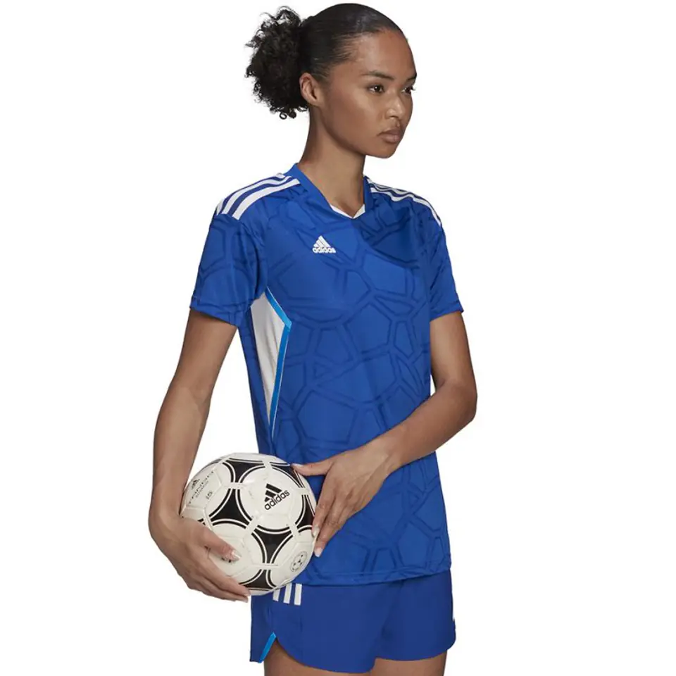 ⁨Koszulka adidas Condivo 22 Match Day Jersey W (kolor Niebieski, rozmiar L)⁩ w sklepie Wasserman.eu