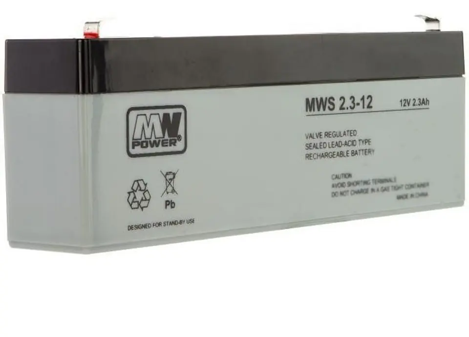 Pb 12V 2.3Ah maintenance-free (weight 1.05kg, max. charge current 0.7A, max. discharge current 250A) at Wasserman.eu