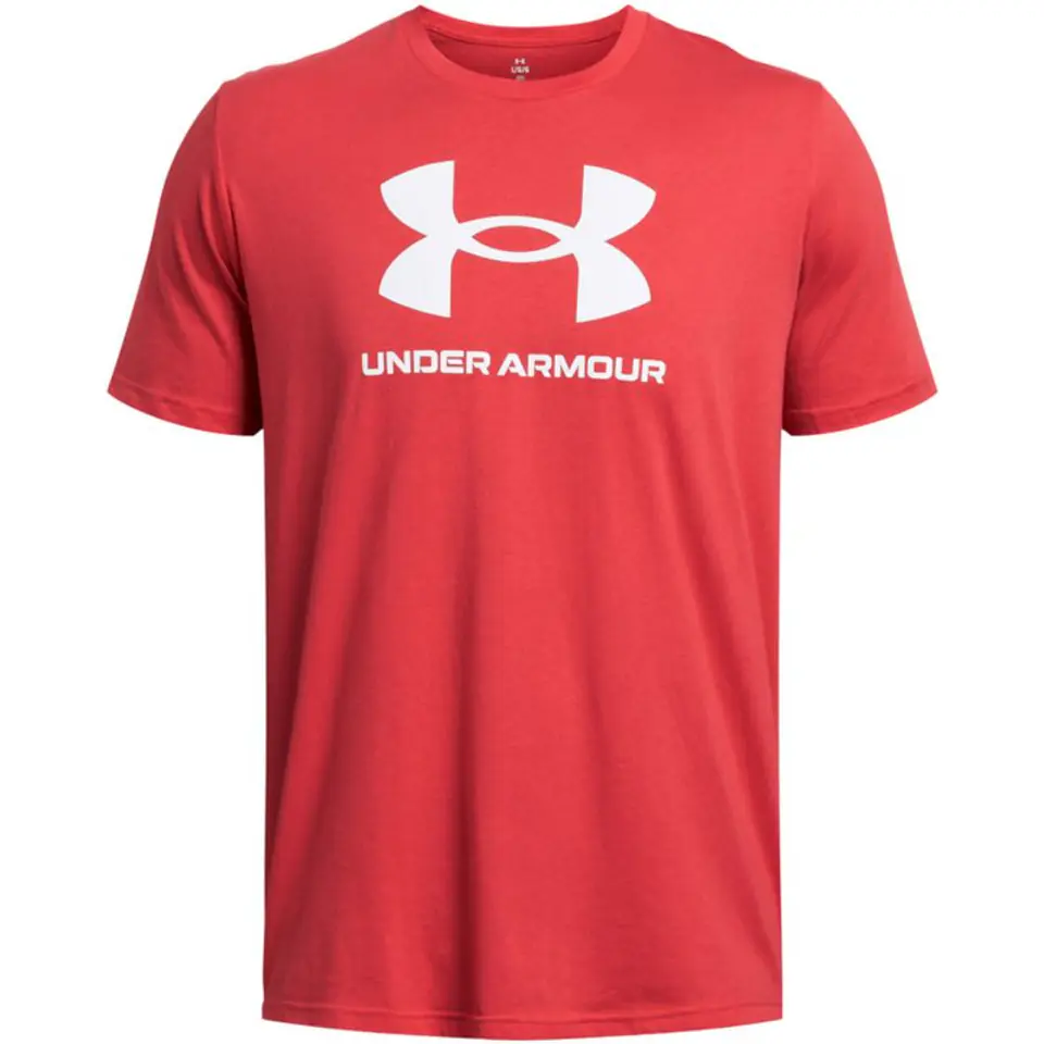 ⁨Koszulka męska Under Armour Sportstyle Logo czerwona 1382911 814 2XL⁩ at Wasserman.eu