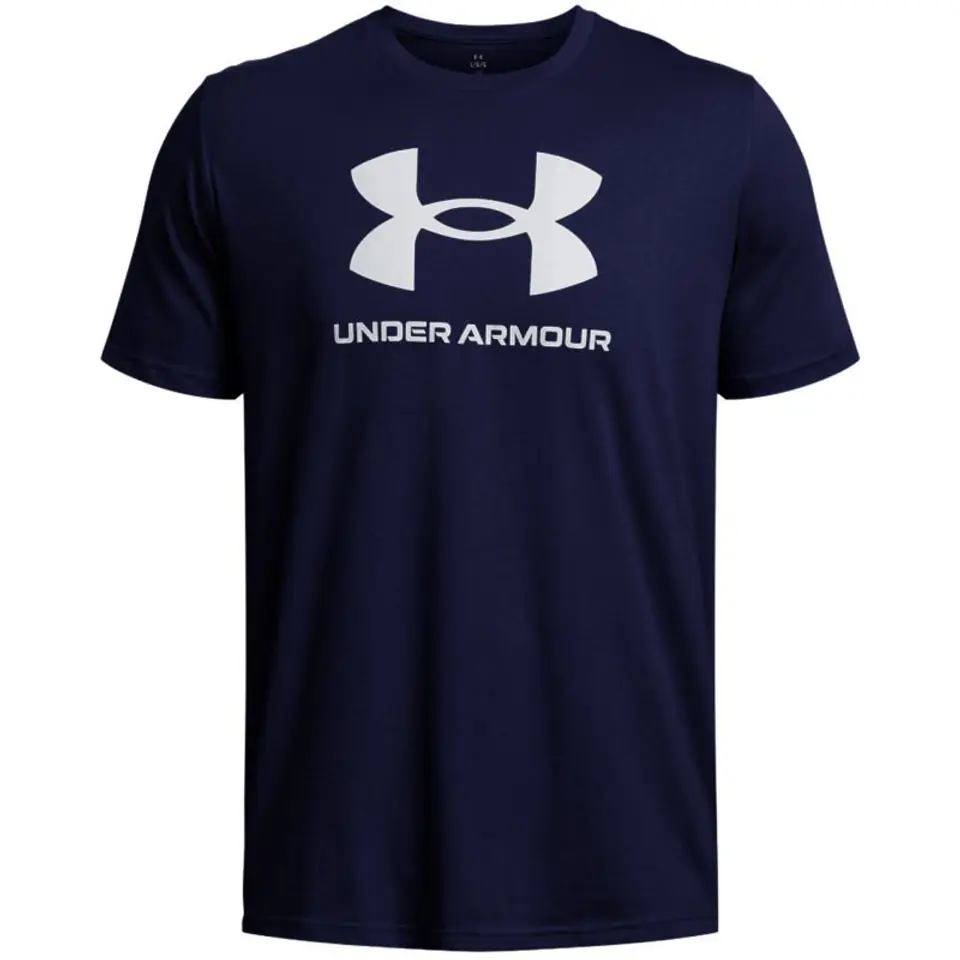 ⁨Koszulka męska Under Armour Sportstyle Logo granatowa 1382911 408 2XL⁩ at Wasserman.eu