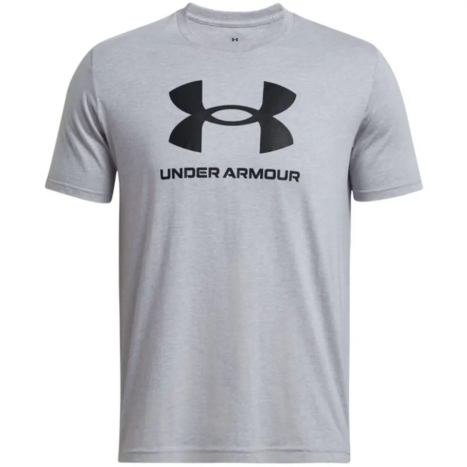 ⁨Koszulka męska Under Armour Sportstyle Logo szara 1382911 035 M⁩ at Wasserman.eu