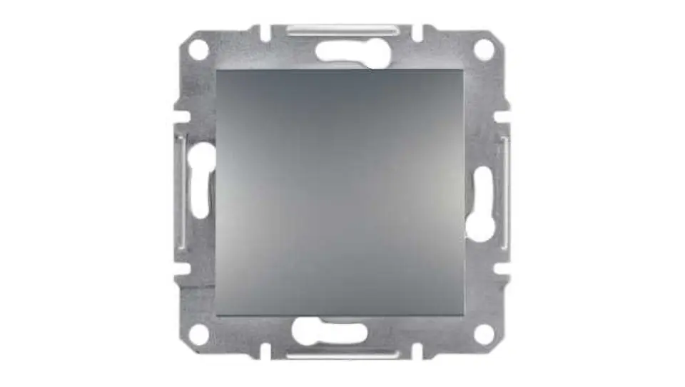 ⁨ASFORA Button without frame (z. screws) steel EPH0800362⁩ at Wasserman.eu