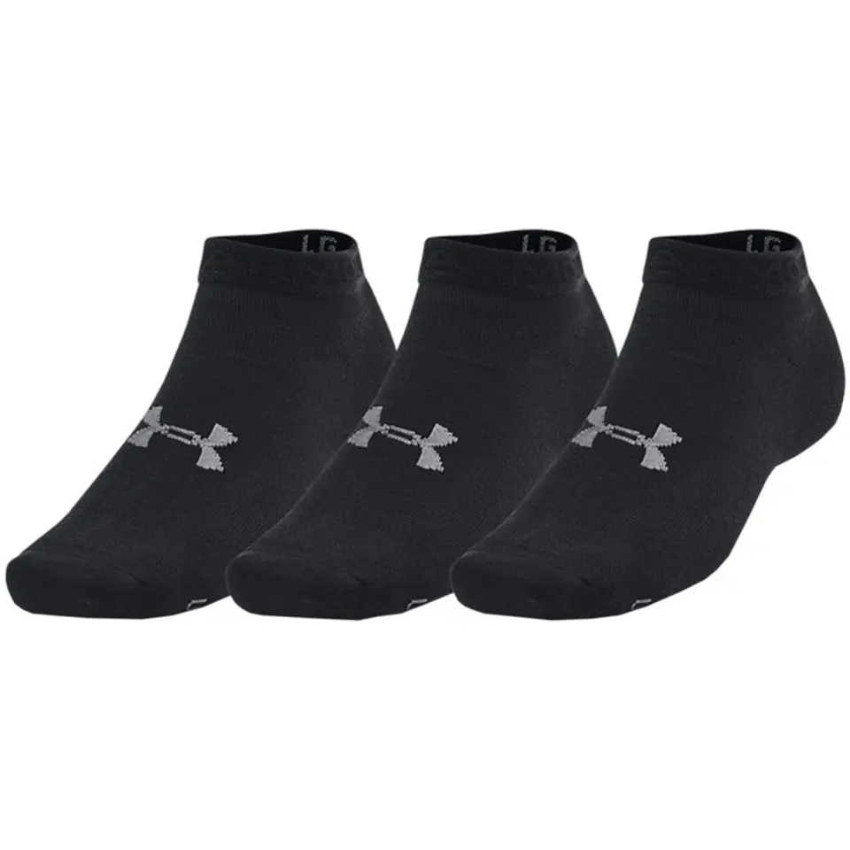 ⁨Skarpety Under Armour Essential Low 3 pary 1382958 (kolor Czarny, rozmiar M)⁩ w sklepie Wasserman.eu