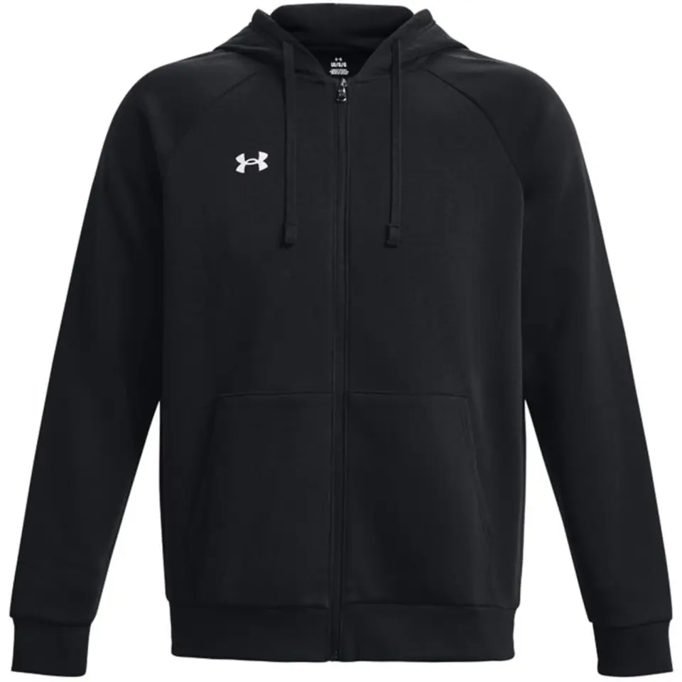 ⁨Bluza Under Armour Rival Fleece FZ Hoodie M 1379767 (kolor Czarny, rozmiar L)⁩ w sklepie Wasserman.eu