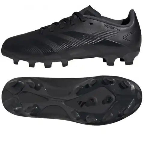 ⁨Buty piłkarskie adidas Predator League L MG Jr (kolor Czarny, rozmiar 35 1/2)⁩ w sklepie Wasserman.eu
