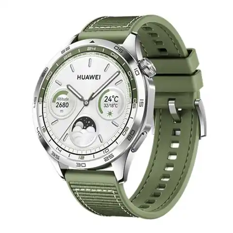 ⁨Huawei GT 4 Smartwatch Zielony 46mm z GPS⁩ w sklepie Wasserman.eu