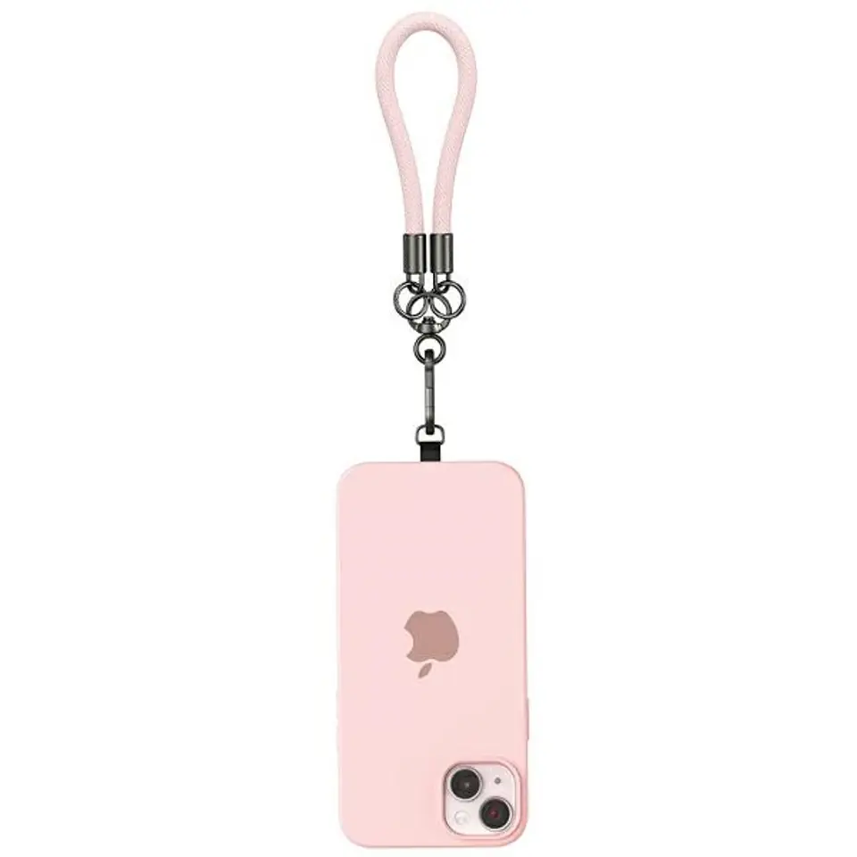 ⁨USAMS Uniwersalna smycz do telefonu 30cm różowy/pink ZB283GS03 (US-ZB283)⁩ w sklepie Wasserman.eu