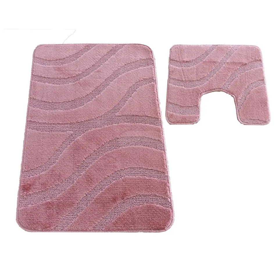 Komplet łazienkowy Montana z wycięciem Symphony Rose Komplet (50 cm x 80 cm i 40 cm x 50 cm) w sklepie Wasserman.eu