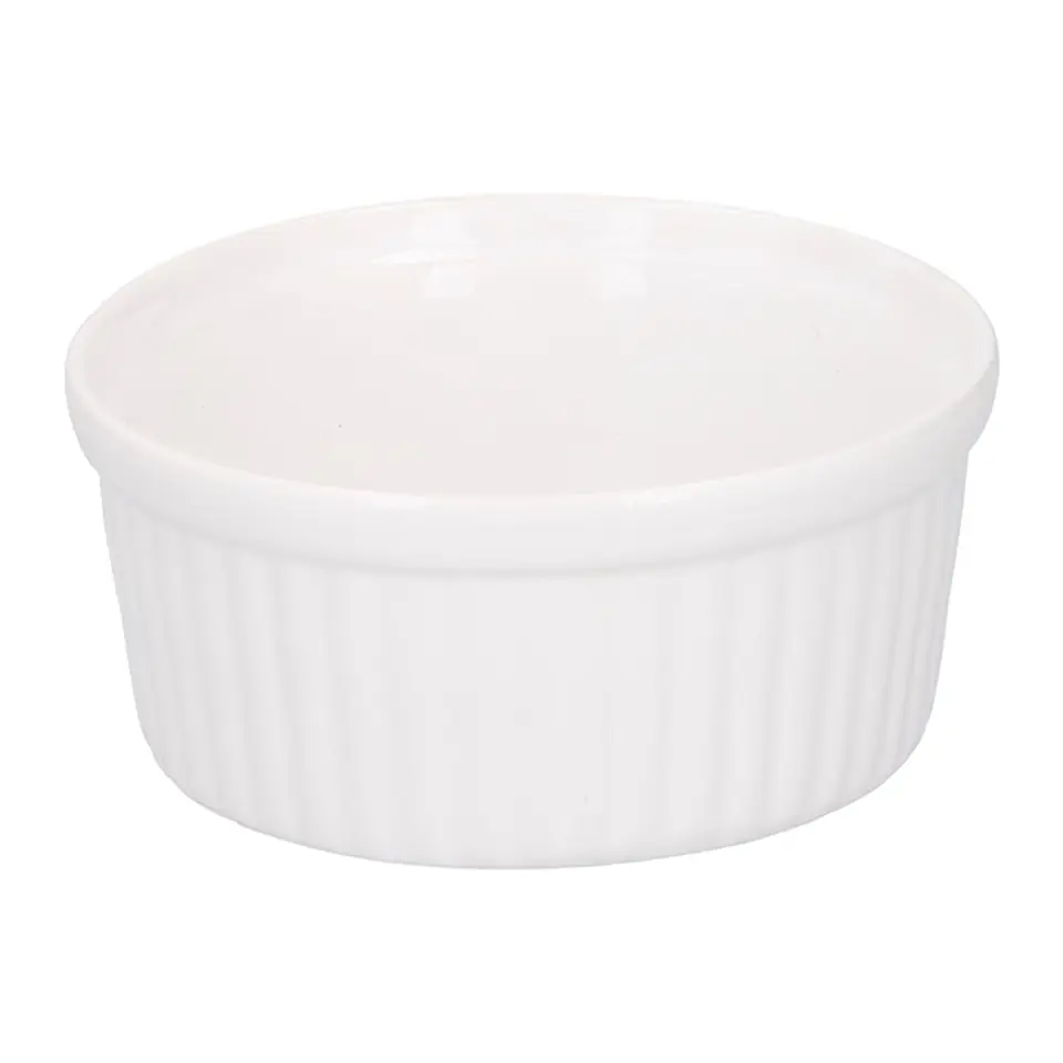 ⁨Alpina - Naczynie do pieczenia ceramiczne 14x6,5 cm 600 ml (biały)⁩ w sklepie Wasserman.eu
