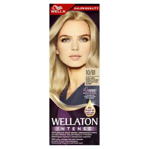 ⁨WELLA Wellaton Intense Farba do włosów 10/81 - Ultra Jasny Popielaty Blond 1op.⁩ w sklepie Wasserman.eu