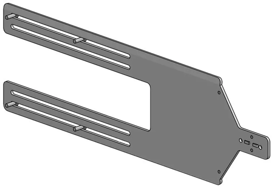 ⁨Ergonomic Solutions Kiosk straight bracket⁩ w sklepie Wasserman.eu