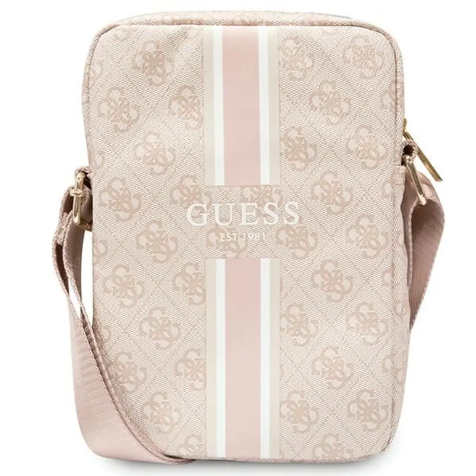 ⁨Guess Torba GUTB8P4RPSP 8" różowy/pink 4G stripes⁩ w sklepie Wasserman.eu