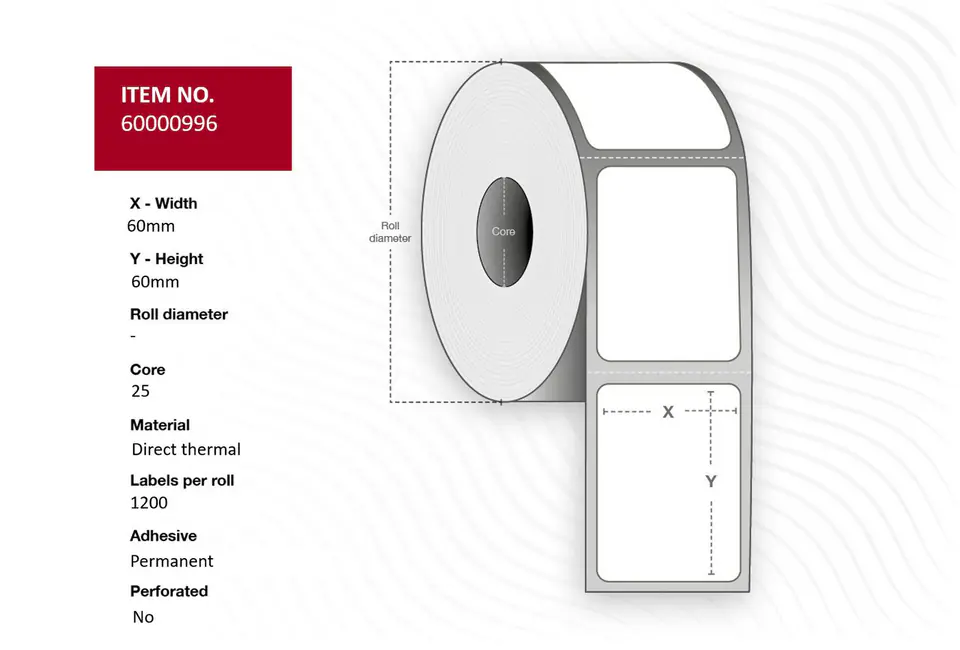 ⁨Capture Label 60 x 60 - Core 25.⁩ w sklepie Wasserman.eu