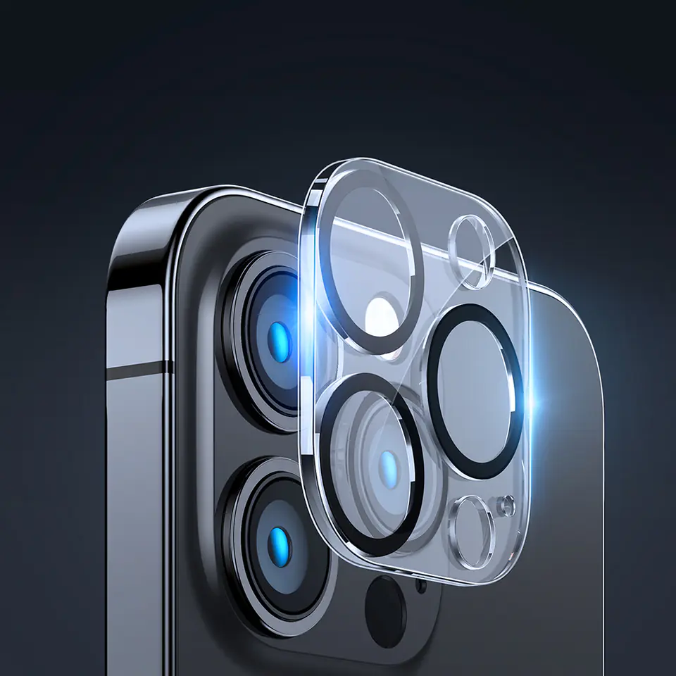 Szkło ochronne na aparat obiektyw kamerę do iPhone 14 Pro / Pro Max Mirror Lens Protector w sklepie Wasserman.eu