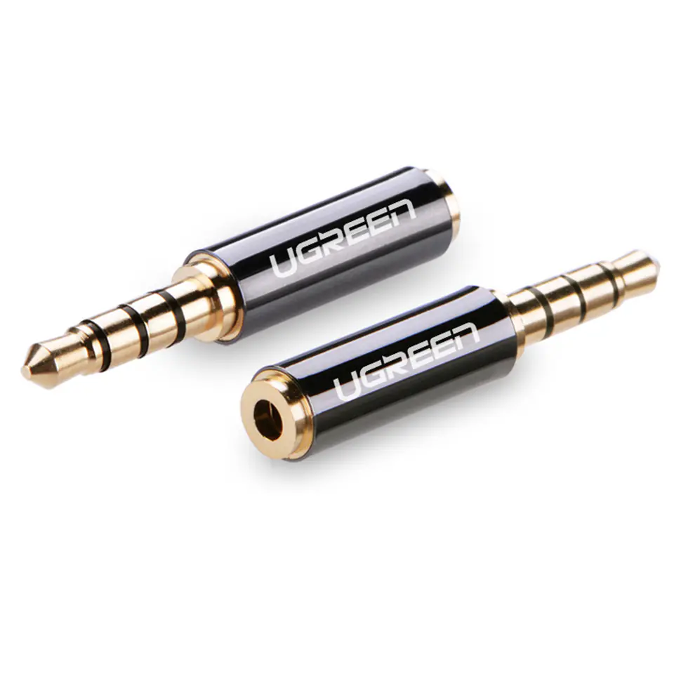 ⁨UGREEN 20502 adapter / adapter from 2.5 mm micro jack to 3.5 mm mini jack (black)⁩ at Wasserman.eu