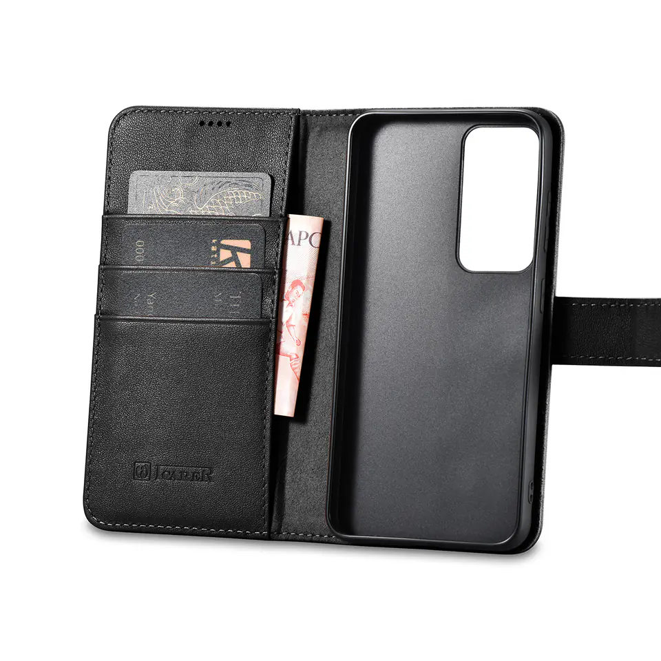Etui skórzany pokrowiec portfel do Samsung Galaxy S23+ Wallet Case czarne w sklepie Wasserman.eu