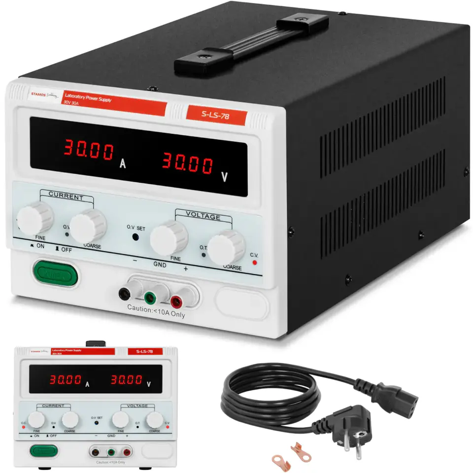 ⁨Zasilacz laboratoryjny serwisowy 0-30 V 0-30 A DC 900 W⁩ w sklepie Wasserman.eu