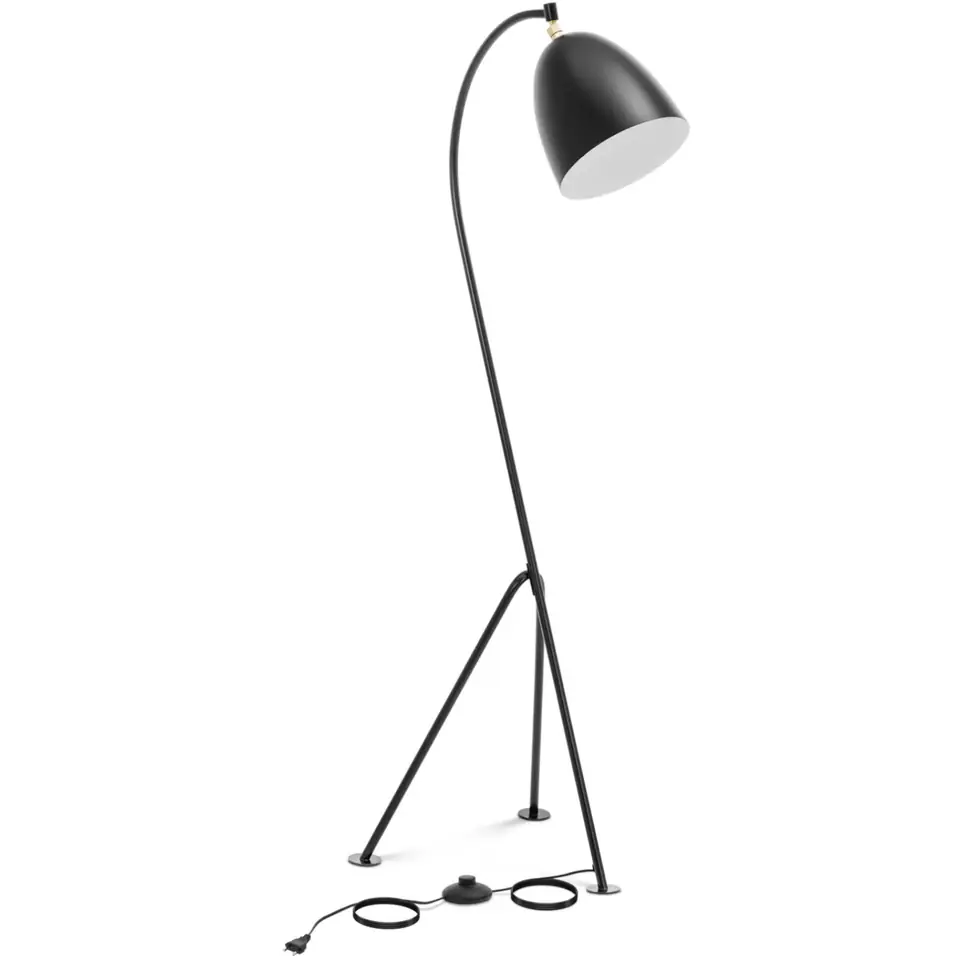 ⁨Lampa podłogowa metalowa z regulowanym kloszem E27 125 cm⁩ w sklepie Wasserman.eu