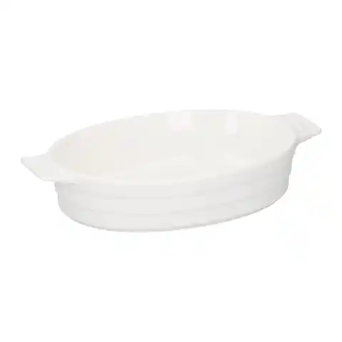 ⁨Alpina - Naczynie do pieczenia ceramiczne 31x18,5x6 cm 1,7 L (biały)⁩ w sklepie Wasserman.eu