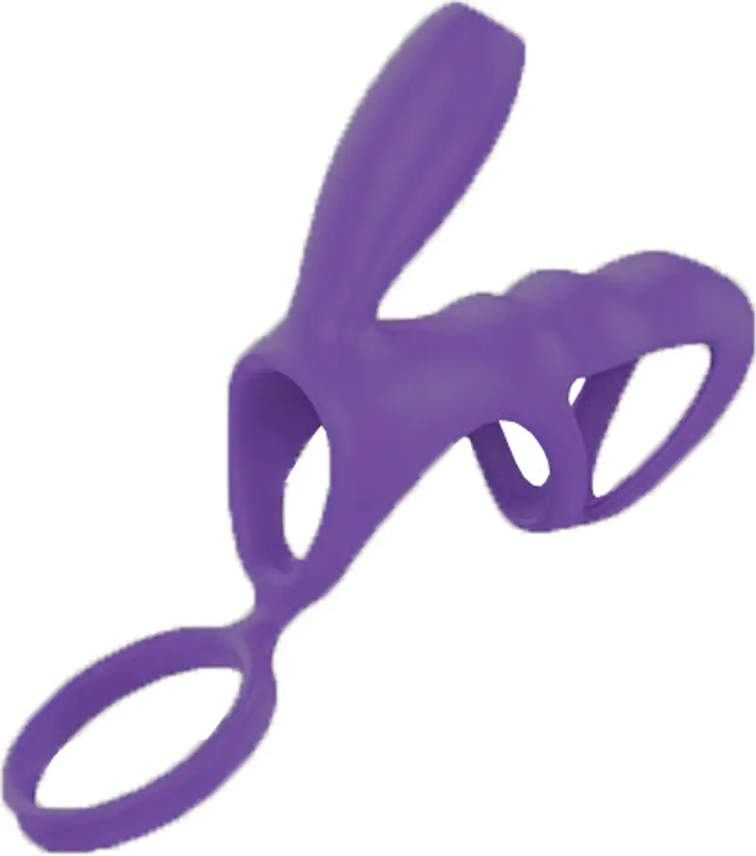 PIERŚCIEŃ DOUBLE PENIS RING WITH BULLET w sklepie Wasserman.eu