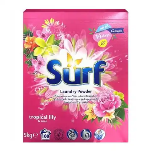 ⁨SURF proszek do prania 5kg Tropikal Lilly 100p⁩ w sklepie Wasserman.eu
