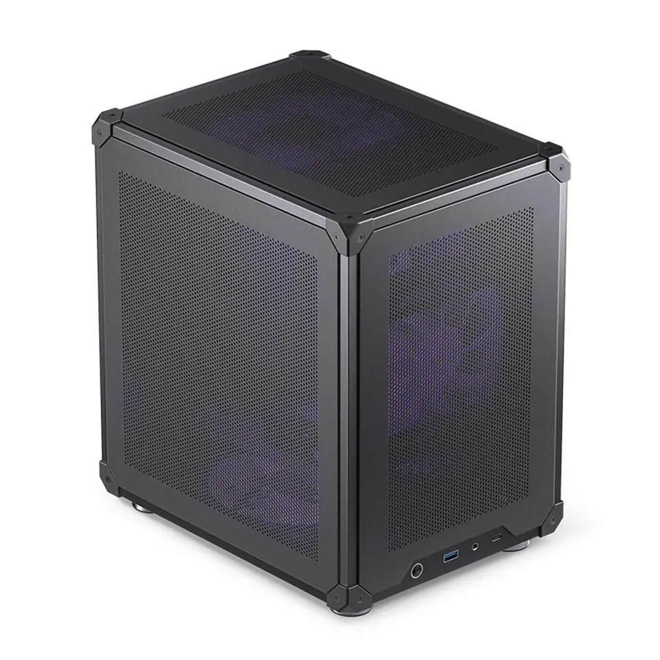 ⁨Jonsbo C6 Micro-ATX Case - black⁩ at Wasserman.eu