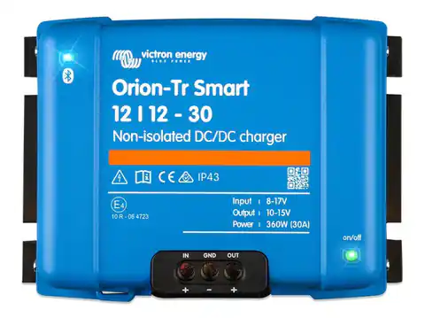 ⁨Victron Energy Orion-Tr Smart 12/12-30A DC-DC non-isolated battery charger⁩ at Wasserman.eu