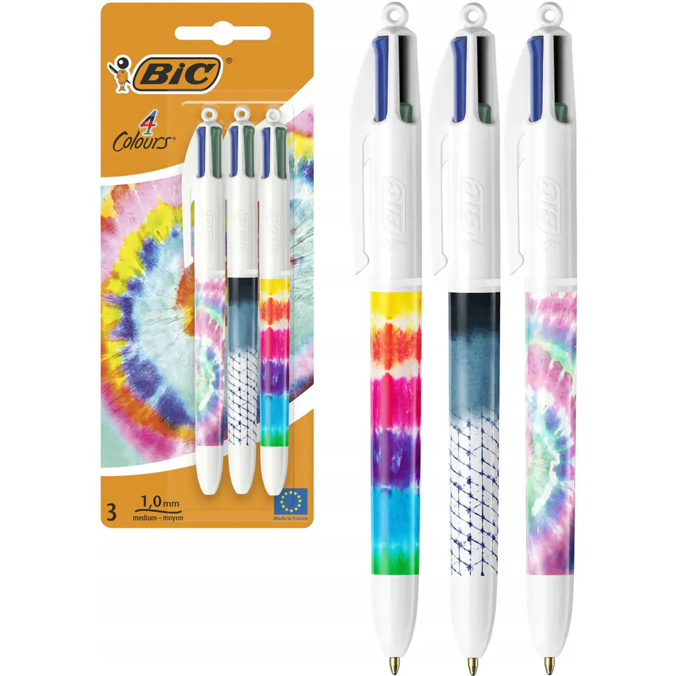 ⁨Długopis 4 COLOURS ( 3 sztuki ) mix obudów 503772 BIC⁩ w sklepie Wasserman.eu