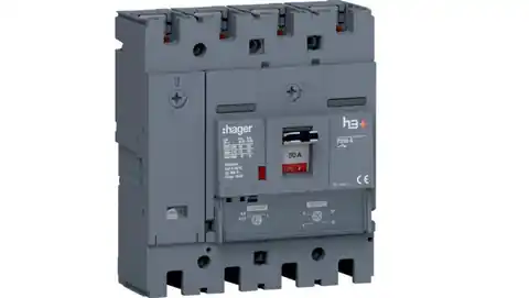 ⁨MCCB Wyłącznik mocy h3+ P250 4P 50A 70kA TM HET051DR⁩ w sklepie Wasserman.eu