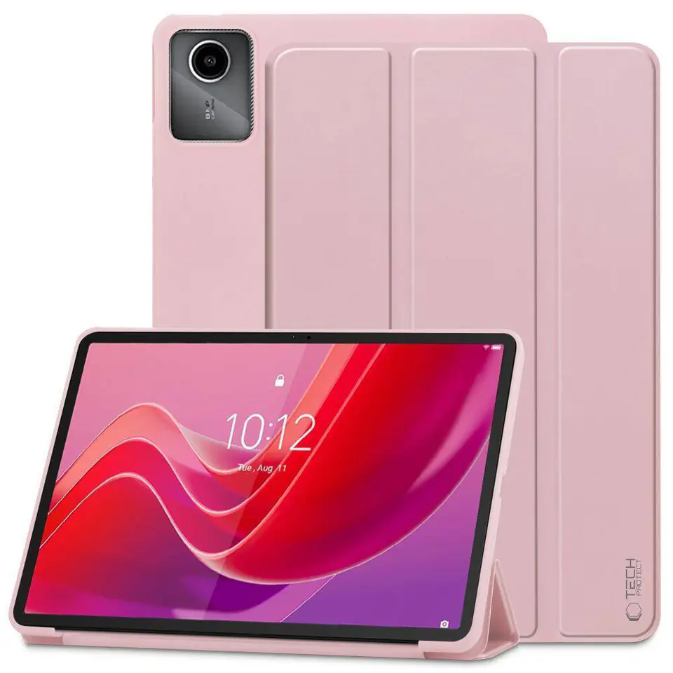 ⁨Etui LENOVO TAB M11 Tech-Protect SmartCase 11.0 TB-330 różowe⁩ w sklepie Wasserman.eu