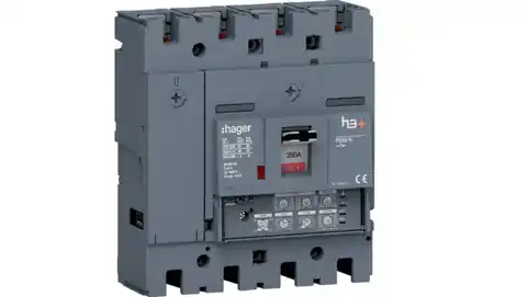 ⁨MCCB Wyłącznik mocy h3+ P250 4P 250A 40kA LSI HNT251JR⁩ w sklepie Wasserman.eu