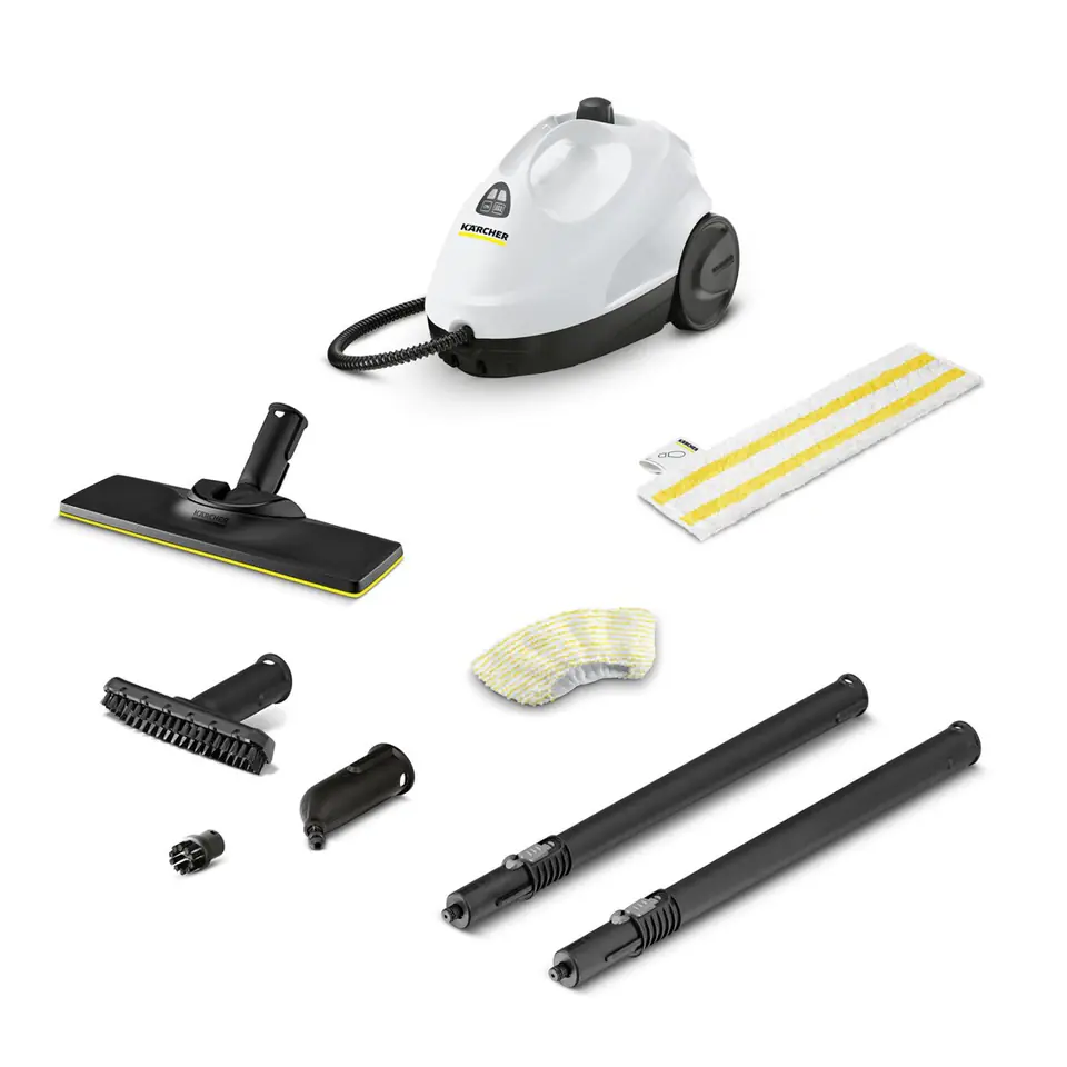 ⁨Kärcher SC 2 EasyFix Cylinder steam cleaner 1500 W Black, White⁩ at Wasserman.eu