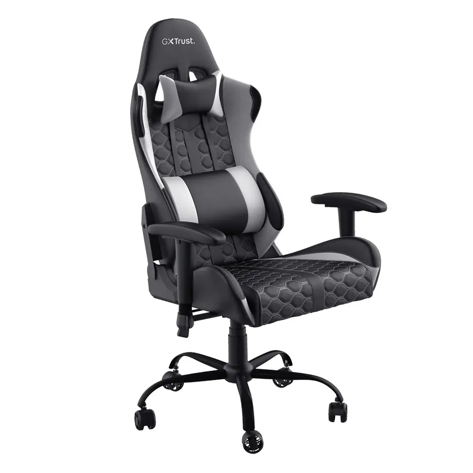 ⁨Fotel gamingowy TRUST GXT708W RESTO CHAIR WHITE⁩ w sklepie Wasserman.eu