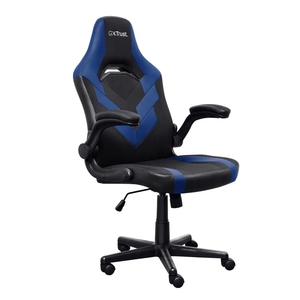 ⁨Trust GXT 703B RIYE Universal gaming chair Black, Blue⁩ at Wasserman.eu