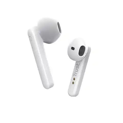 ⁨Słuchawki TRUST Primo Touch Wire-free Bluetooth White⁩ w sklepie Wasserman.eu