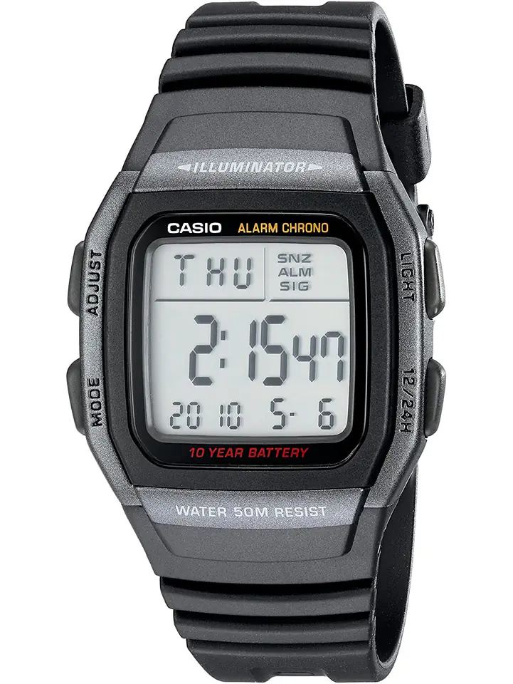 ⁨ZEGAREK MĘSKI CASIO W-96H-1B + BOX⁩ w sklepie Wasserman.eu